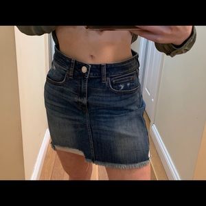 American Eagle hi rise denim skirt stretch